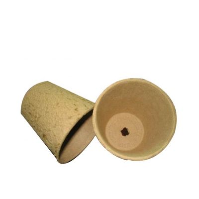 quality  Cheap Price Eco-friendly Recyclable Paper Pulp Wrinkle To Recycle Eco-friendly Paper Pulp Flower Seed Tray For Plant Mini Flower Pot For Sale factory