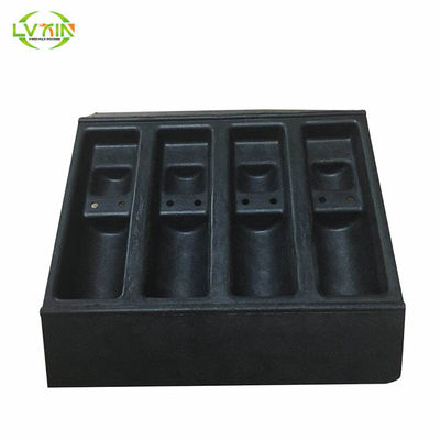 Printable Disposable Eco-friendly Bagasse Sugar Cane Pulp Black Pulp Tray Store