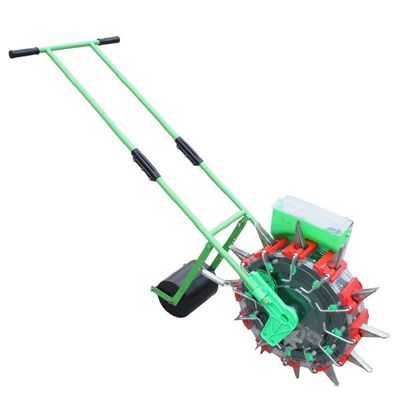 Portable Cotton Seeder Soybean Peanut Maize Seeder Accurate Multifunctional Roller Push Hand Seed Planter